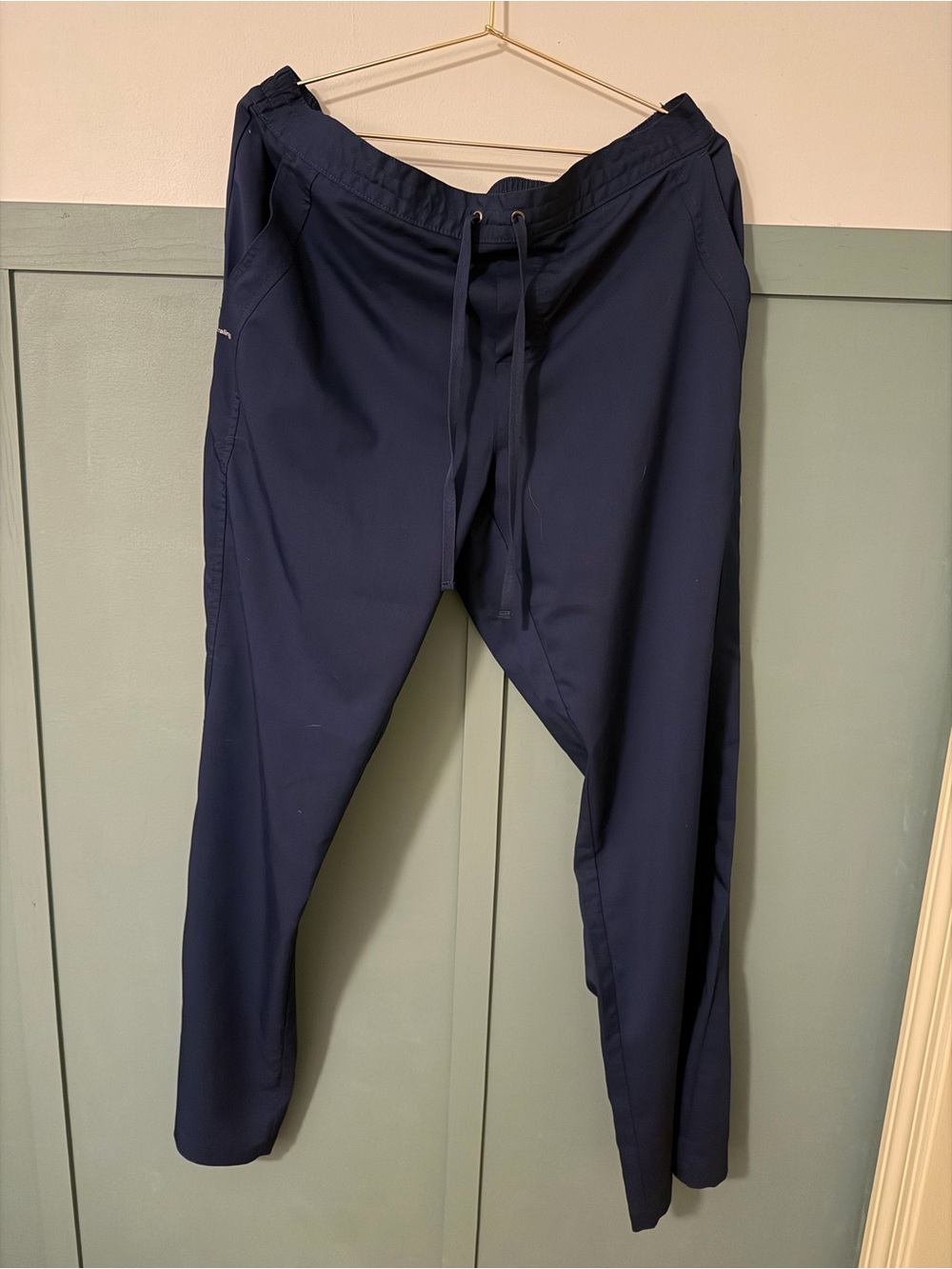 Healing Hands Navy Drawstring Scrub Pants (2 pair)